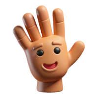mesmerizing signature Waving hand character with four fingers. Minimal, crisp edges, single-weight stroke with Scalable Design. png