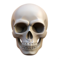 dramatic energetic creative Symmetrical silhouette of a human skull. Single-weight stroke, minimal design with Scalable Design. high resolution png