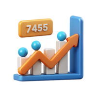 gorgeous signature Chart showing exponential growth. Scalable, single-weight stroke, minimal with Scalable Design. png