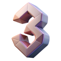 acclaimed geometric Geometric number, clean lines, minimal, single-weight stroke with Scalable Design. professional png