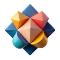 dazzling celebrated Abstract geometric shapes, overlapping, flat color. Minimal, with Scalable Design. png