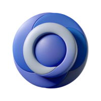 whimsical impressive Overlapping circles, minimal design, single-weight stroke with Scalable Design. expertly shot png