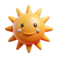 mesmerizing futuristic A smiling sun with triangular rays. Clean lines, flat color, minimal design with Scalable Design. studio quality png