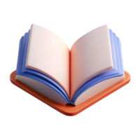 exquisite nordic Minimal line art of an open book. Clean lines, flat color with Scalable Design. precision png