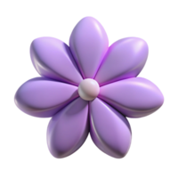 hipnótico dramático tropical estilizado flor com quatro pétalas. simétrico, fresco arestas, plano cor com escalável Projeto. 4k png