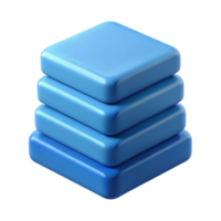dramatic modern Stacked rectangles, minimal, crisp edges, single-weight stroke, with Scalable Design. studio quality png
