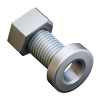 sought-after coastal Isometric view of a bolt and nut. Scalable, minimal, single-weight stroke with Scalable Design. original png