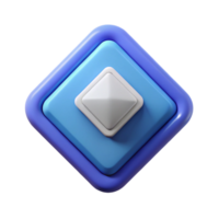 inspired industrial Diamond-shaped badge with vertical line. Single-weight stroke, symmetrical, flat color with Scalable Design. expertly shot png