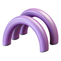 intense breathtaking Interlocking curved and straight lines. Flat color, with Scalable Design. studio quality png