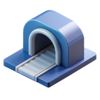 joyful striking Isometric tunnel entrance. Scalable, minimal design with Scalable Design. genuine png