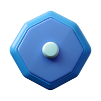 mesmerizing impressionist Hexagonal character with a single central dot. Crisp edges, flat color, minimal with Scalable Design. high quality png
