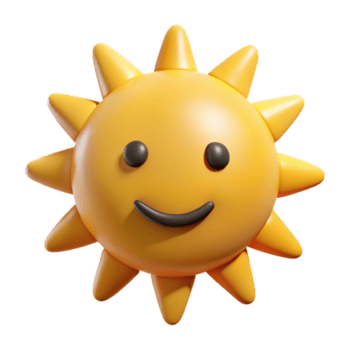 elegante dinâmico impressionista Sol personagem com simples triangular raios. limpar \ limpo linhas, escalável, mínimo Projeto com escalável Projeto. magistralmente capturado png