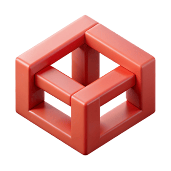 nostalgisk vibrerande korsande rektanglar, skarp kanter, minimal, enkelvikt stroke med skalbar design. sakkunnigt skott png