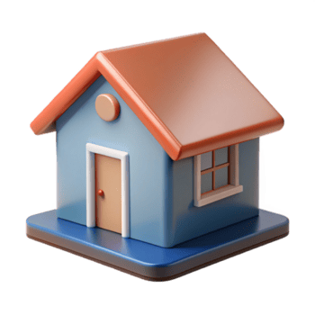 enchanting nostalgic coastal A simple house with a square base and triangular roof. Crisp edges, single-weight stroke. Flat color with Scalable Design. impeccable png