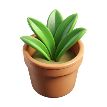 cobiçado vanguarda isométrico plantar dentro uma Panela. peso único AVC, fresco arestas com escalável Projeto. Prêmio png