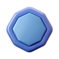 standout art deco Octagonal badge with rounded corners. Crisp edges, scalable, single-weight stroke with Scalable Design. refined png