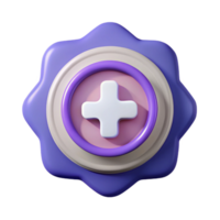 celebrated renaissance Circular badge with plus symbol. Crisp edges, scalable, clean lines with Scalable Design. professional png