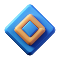 signature classic Rotating square pattern, crisp edges, flat color, minimal design with Scalable Design. 8K png