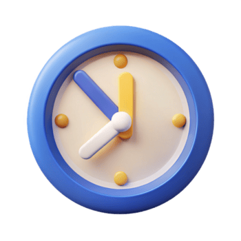 hipnotizante distintivo minimalista relógio ícone, peso único AVC. plano cor, fresco arestas, com escalável Projeto. png