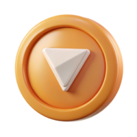 signature elegant Circular badge with a simple triangle. Crisp edges, scalable, single-weight stroke with Scalable Design. masterfully captured png