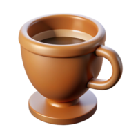 glorious classic Pictogram of a coffee cup. Clean lines, symmetrical, with Scalable Design. detailed png