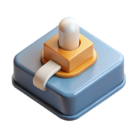 passionate glorious Technical schematic of a simple switch. Clean lines, with Scalable Design. authentic png