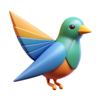 impressive rare A stylized bird with triangular wings. Flat color, clean lines, with Scalable Design. png