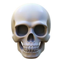 beautiful avant-garde Symmetrical silhouette of a human skull. Single-weight stroke, minimal design with Scalable Design. premium png