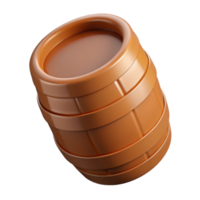 elegant unforgettable Minimal isometric barrel, single-weight stroke, brown with Scalable Design. png
