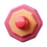 distinguished classic Stop button pictogram. Geometric shape, single-weight stroke, with Scalable Design. gallery standard png