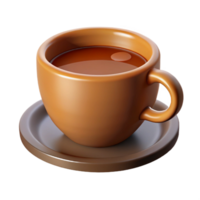 impressive inspired Flat color illustration of a coffee cup with crisp edges with Scalable Design. png