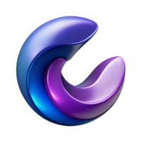 alluring gothic Abstract logo featuring a wave-like shape. Single-weight stroke, symmetrical, with Scalable Design. high resolution png