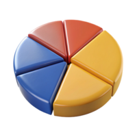 extraordinary nordic Pie chart divided into six equal segments. Flat color, single-weight stroke with Scalable Design. professional png
