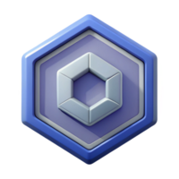 majestic whimsical rustic Hexagonal badge, symmetrical design with three intersecting lines. Crisp edges, with Scalable Design. professional png