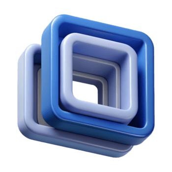 icônico meio século uma conjunto do três aninhado quadrados. geométrico, peso único AVC, com escalável Projeto. precisão png