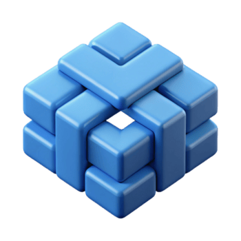 dramático intenso minimalista intertravamento geométrico quadrados. limpar \ limpo linhas, plano cor. mínimo, com escalável Projeto. habilmente tiro png