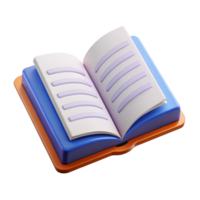 exquisite avant-garde Open book pictogram. Clean lines, flat color, crisp edges. FORMAT with Scalable Design. professional png