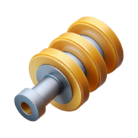 breathtaking inspired Flat color of a camshaft. Crisp edges, minimal design with Scalable Design. png