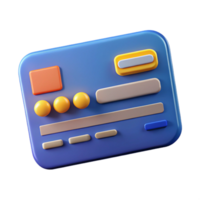 immaculate art deco Credit card icon. Rectangle, numbers. Scalable, flat color with Scalable Design. studio quality png