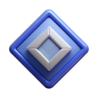 dreamy splendid Diamond-shaped badge with two intersecting lines. Geometric, scalable, minimal design with Scalable Design. precision png