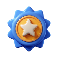 majestic sought-after Circular badge with a stylized star. Clean lines, flat color, crisp edges with Scalable Design. png