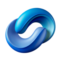 iconic avant-garde Abstract logo featuring a wave-like shape. Single-weight stroke, symmetrical, with Scalable Design. professional png