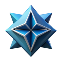 extraordinary creative Geometric logo using overlapping triangles to form a star. Crisp edges, flat color, symmetrical with Scalable Design. exclusive png