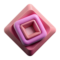 enchanting reflective minimalist Rotating square pattern, single-weight stroke, geometric, with Scalable Design. sharp png