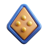 harmonious immaculate Triangular badge with three dots. Clean lines, flat color, single-weight stroke with Scalable Design. impeccable png