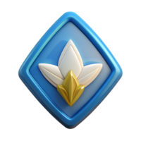gorgeous rare Triangular badge with a single leaf. Flat color, clean lines, minimal with Scalable Design. png