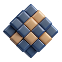 enchanting renaissance Interlocking squares forming a checkered pattern. Clean lines. Minimal with Scalable Design. perfect clarity png