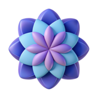 gorgeous tranquil abstract Geometric logo with overlapping circles forming a flower. Crisp edges, flat color with Scalable Design. crisp png