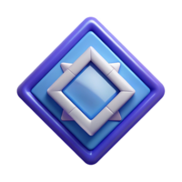 dynamic alluring Diamond-shaped badge with two intersecting lines. Geometric, scalable, minimal design with Scalable Design. ultra HD png