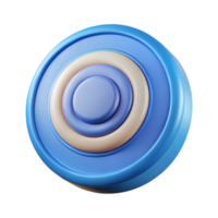 magnificent memorable Circular badge with concentric circles. Symmetrical, flat color, crisp edges with Scalable Design. png